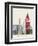 Istanbul Skyline Poster-paulrommer-Framed Art Print