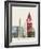 Istanbul Skyline Poster-paulrommer-Framed Art Print