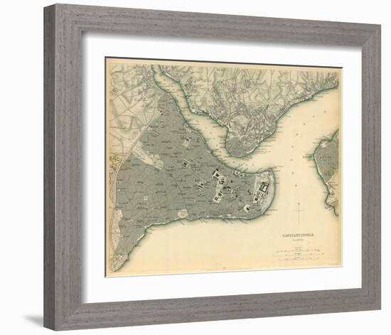 Istanbul, Turkey, c.1840-null-Framed Art Print