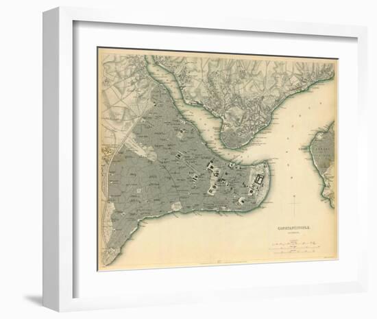 Istanbul, Turkey, c.1840-null-Framed Art Print