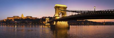 Panorama Budapest Chain Bridge-István Nagy-Photographic Print