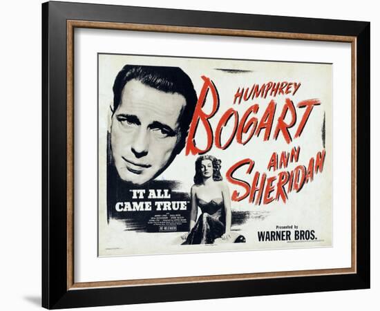 It All Came True, 1940, Directed by Lewis Seiler-null-Framed Giclee Print