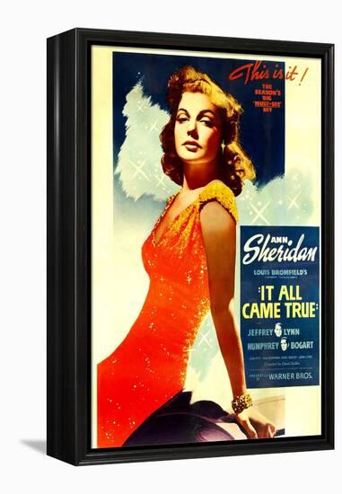 It All Came True, Ann Sheridan, 1940-null-Framed Stretched Canvas