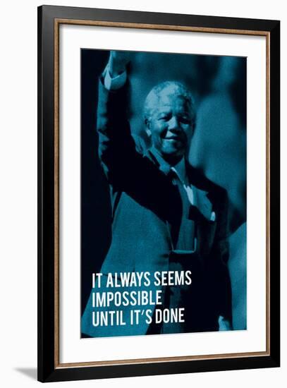 It Always Seems Impossible.-The Chelsea Collection-Framed Art Print