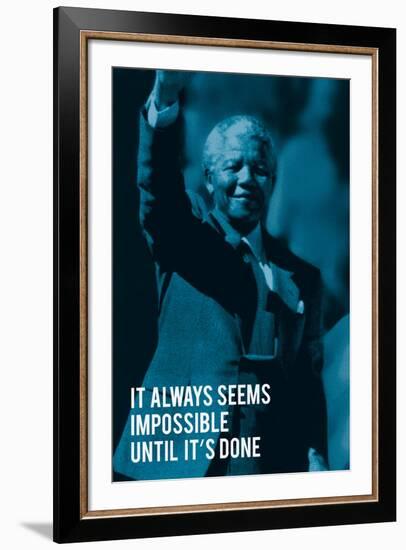 It Always Seems Impossible.-The Chelsea Collection-Framed Giclee Print