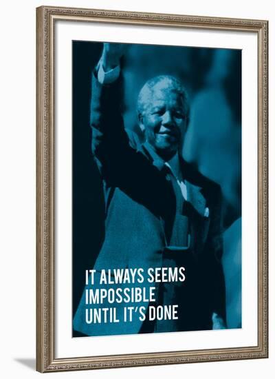 It Always Seems Impossible.-The Chelsea Collection-Framed Photographic Print