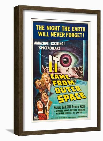 IT CAME FROM OUTER SPACE-null-Framed Art Print