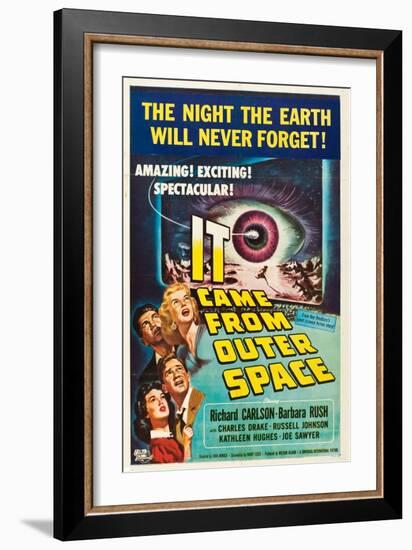 IT CAME FROM OUTER SPACE-null-Framed Art Print