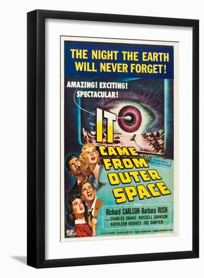 IT CAME FROM OUTER SPACE-null-Framed Art Print