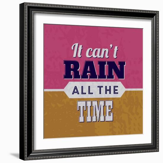 It Can't Rain All the Time 1-Lorand Okos-Framed Art Print