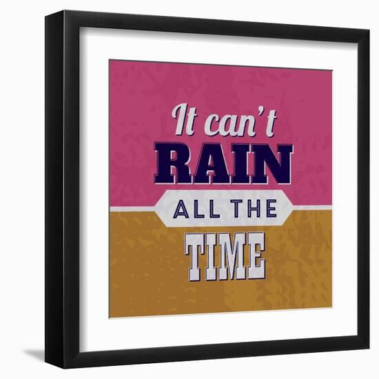 It Can't Rain All the Time 1-Lorand Okos-Framed Art Print