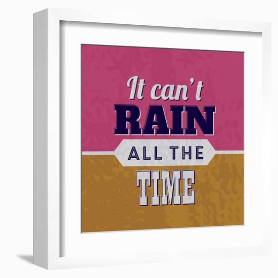 It Can't Rain All the Time 1-Lorand Okos-Framed Art Print