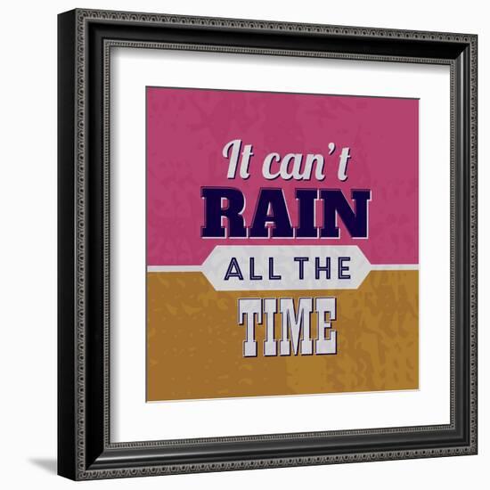 It Can't Rain All the Time 1-Lorand Okos-Framed Art Print