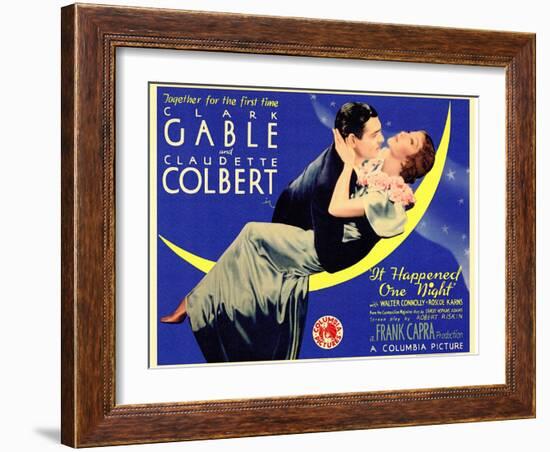 It Happened One Night, 1934-null-Framed Art Print