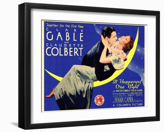 It Happened One Night, 1934-null-Framed Art Print