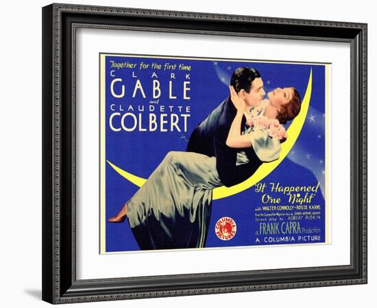 It Happened One Night, 1934-null-Framed Art Print