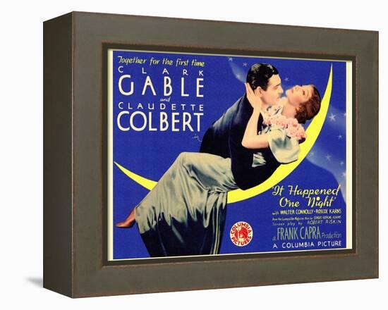 It Happened One Night, 1934-null-Framed Stretched Canvas