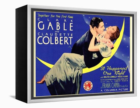 It Happened One Night, 1934-null-Framed Stretched Canvas