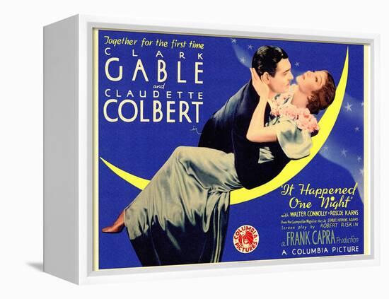 It Happened One Night, 1934-null-Framed Stretched Canvas