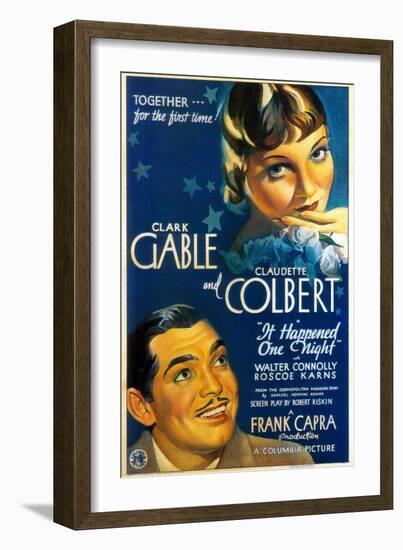 It Happened One Night, Directed by Frank Capra, 1934--Framed Giclee Print