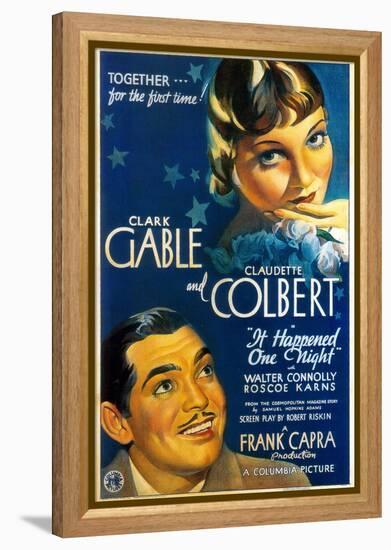 It Happened One Night, Directed by Frank Capra, 1934-null-Framed Premier Image Canvas