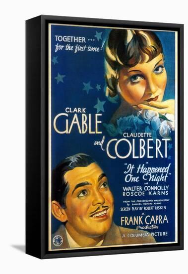 It Happened One Night, Directed by Frank Capra, 1934-null-Framed Premier Image Canvas