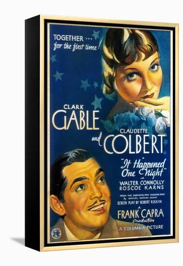 It Happened One Night, Directed by Frank Capra, 1934-null-Framed Premier Image Canvas