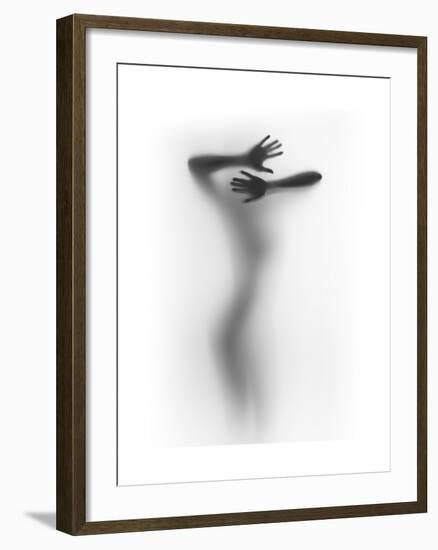 It Hurts-Shadow-Framed Art Print