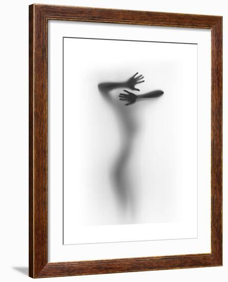 It Hurts-Shadow-Framed Art Print