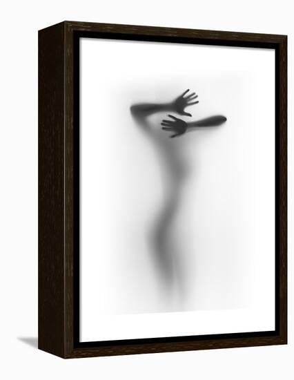 It Hurts-Shadow-Framed Stretched Canvas