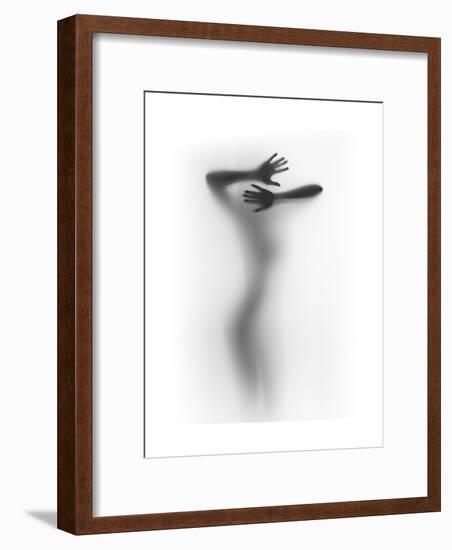 It Hurts-Shadow-Framed Art Print