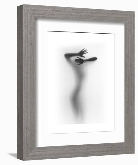 It Hurts-Shadow-Framed Art Print