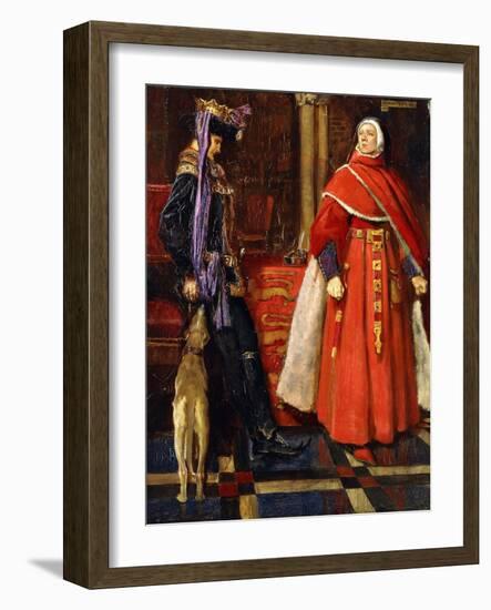 It Is Better to Hear the Rebuke of the Wise Than for a Man to Hear the Song of Fools, 1901-John Byam Liston Shaw-Framed Giclee Print