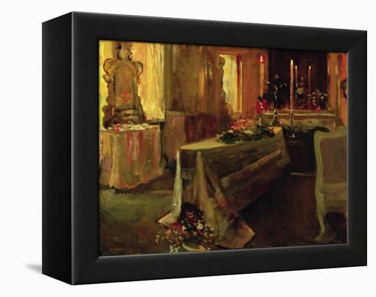 'It Is Finished', 5th Jan 1935-Sir John Lavery-Framed Premier Image Canvas