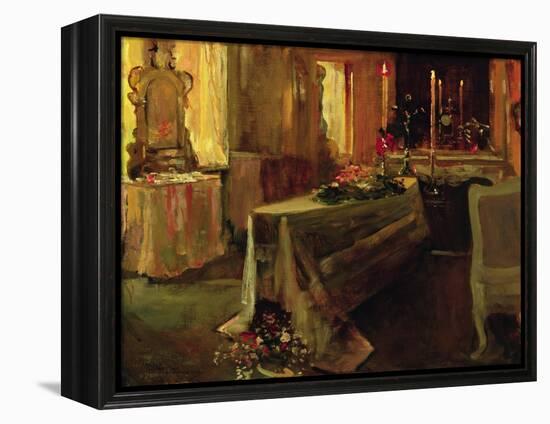 'It Is Finished', 5th Jan 1935-Sir John Lavery-Framed Premier Image Canvas