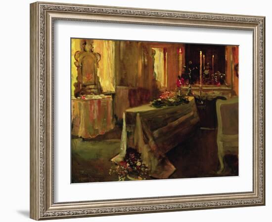 'It Is Finished', 5th Jan 1935-Sir John Lavery-Framed Giclee Print