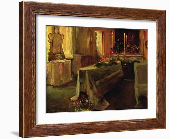 'It Is Finished', 5th Jan 1935-Sir John Lavery-Framed Giclee Print