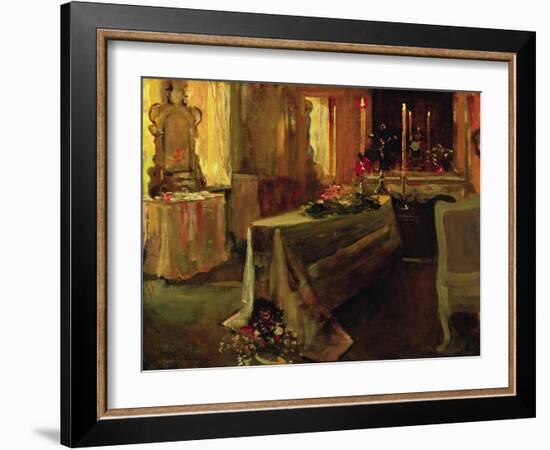 'It Is Finished', 5th Jan 1935-Sir John Lavery-Framed Giclee Print