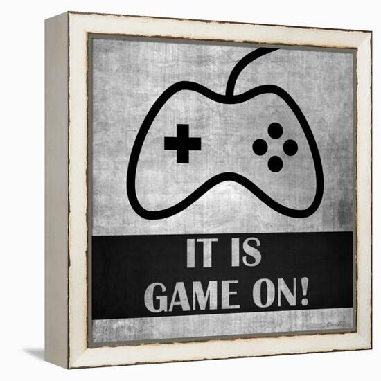 It is Game On-Denise Brown-Framed Stretched Canvas