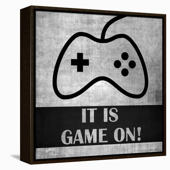 It is Game On-Denise Brown-Framed Stretched Canvas