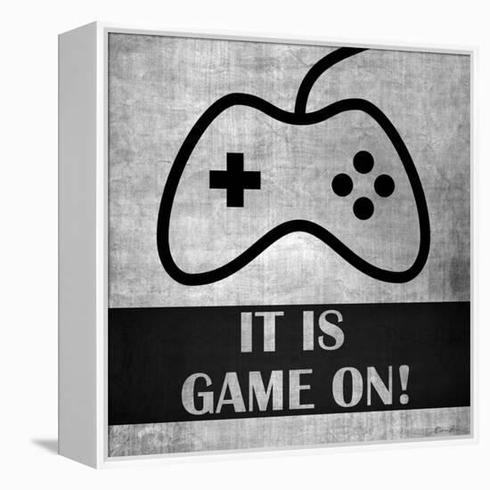 It is Game On-Denise Brown-Framed Stretched Canvas