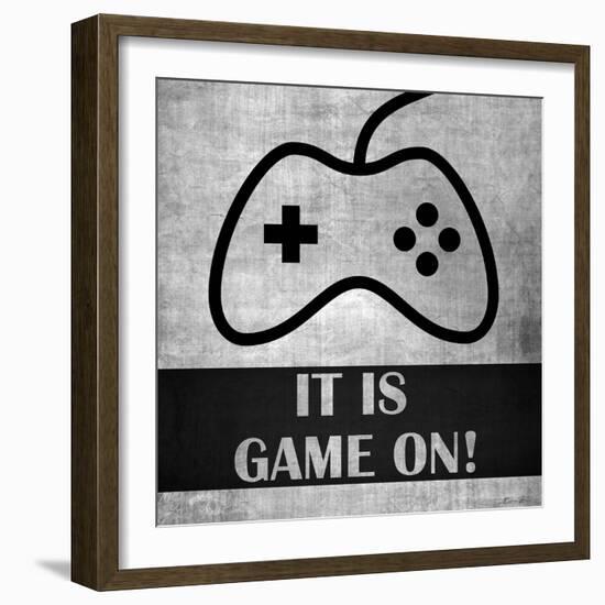 It is Game On-Denise Brown-Framed Art Print