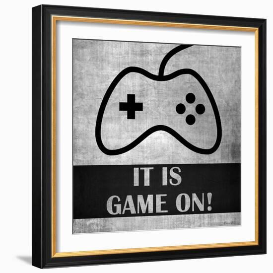 It is Game On-Denise Brown-Framed Art Print