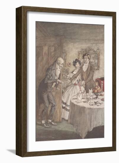 'It Is I, Your Uncle Scrooge', 1915-Arthur Rackham-Framed Giclee Print