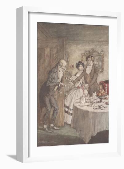 'It Is I, Your Uncle Scrooge', 1915-Arthur Rackham-Framed Giclee Print