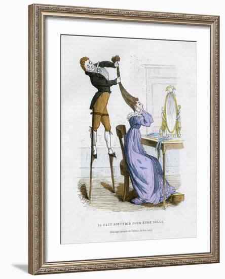 It Is Necessary to Suffer to Be Beautiful, 1882-1884-EA Tilly-Framed Giclee Print