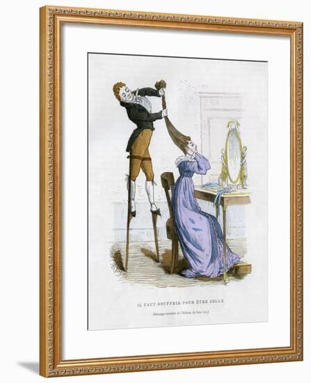 It Is Necessary to Suffer to Be Beautiful, 1882-1884-EA Tilly-Framed Giclee Print