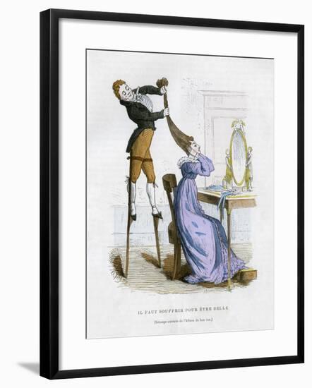 It Is Necessary to Suffer to Be Beautiful, 1882-1884-EA Tilly-Framed Giclee Print