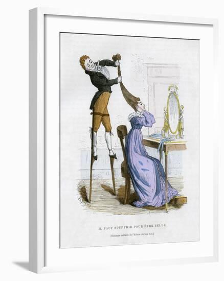 It Is Necessary to Suffer to Be Beautiful, 1882-1884-EA Tilly-Framed Giclee Print