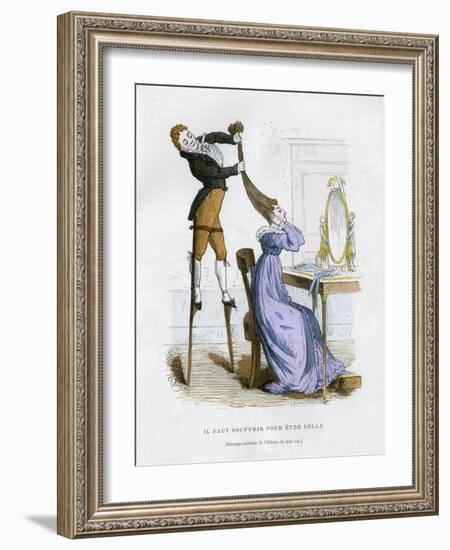 It Is Necessary to Suffer to Be Beautiful, 1882-1884-EA Tilly-Framed Giclee Print